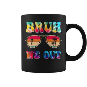 Bruh We Out Teachers Happy Last Day Of School Retro Vintage Coffee Mug - Monsterry