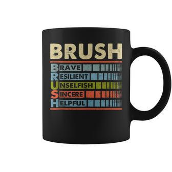 Brush Family Name Brush Last Name Team Coffee Mug - Seseable