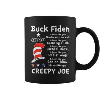 Buck Fiden I Do Not Like Your Border With No Wall Us Flag Coffee Mug - Seseable