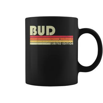 Bud Name Personalized Retro Vintage Birthday Coffee Mug - Monsterry CA