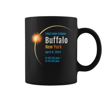Buffalo New York Ny Total Solar Eclipse 2024 1 Coffee Mug | Mazezy