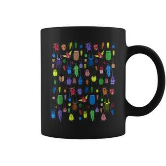 Bugs Adorable Graphic Crawling With Bugs Rainbow Colors Coffee Mug - Monsterry DE