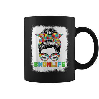 Building Block Mom Life Messy Bun Master Builder Birthday Coffee Mug - Monsterry DE