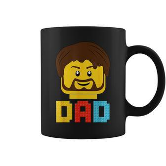 Building Bricks Blocks Dad Master Builder Family Matching Coffee Mug - Monsterry AU