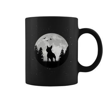 Bull Terrier Moon Bull Terrier Dog Holder Tassen - Seseable