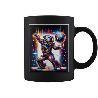 Bulldog Dancing Disco Coffee Mug - Seseable