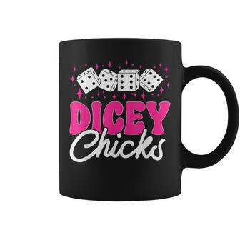 Bunco Game Dicey Chicks Bunco Coffee Mug - Seseable
