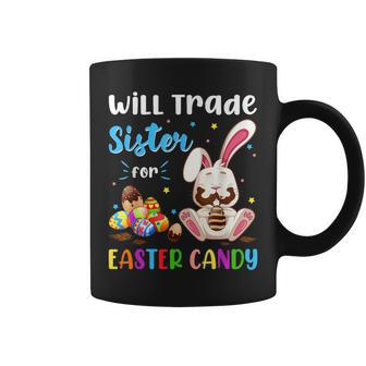 Bunny Eat Chocolate Eggs Will Trade Sister For Easter Candy Coffee Mug | Mazezy UK