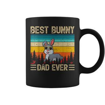 Bunny Vintage Best Bunny Dad Ever Father's Day Coffee Mug | Crazezy AU