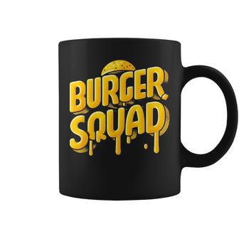 Burger Squad Lover Fast Food Vintage Coffee Mug - Monsterry UK