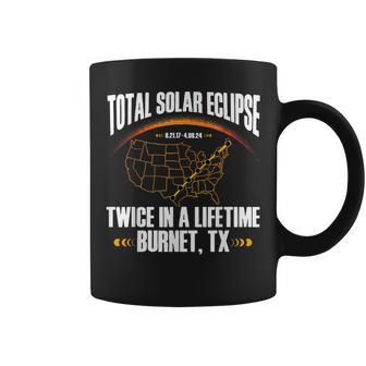 Burnet Texas Tx Total Solar Eclipse Party 2024 Totality Coffee Mug | Mazezy