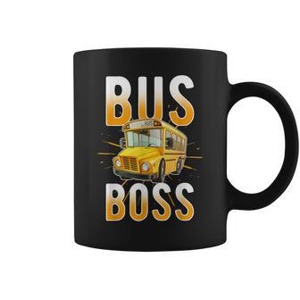 Bus Boss School Bus Driver Children Transport Coffee Mug | Crazezy CA