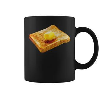 Buttered Toast Coffee Mug - Monsterry