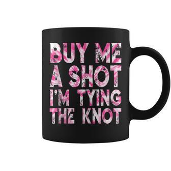 Buy Me Shot I'm Tying The Knot Bachelor Party Coffee Mug | Crazezy UK
