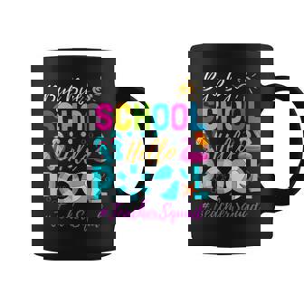 Bye Bye School Hello Pool Teacher Squad Summer Student Coffee Mug | Mazezy