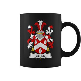 Byrne Coat Of Arms Family Crest Coffee Mug - Seseable