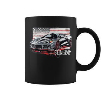 C8 American Muscle V8 Supercar Stingray Cool Vette Mechanic Coffee Mug - Monsterry CA