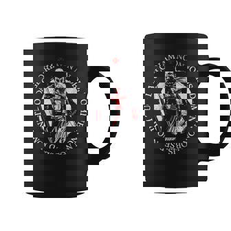 Caballero Templario Con Escudo Cruzado Y Cruz Templaria Taza de café - Regaloses