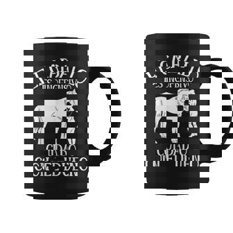 Caballos Divertido Equitación El Caballo Es Inofensivo Taza de café - Regaloses
