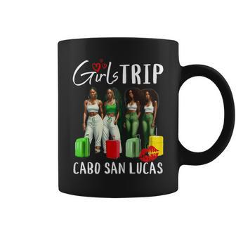 Cabo San Lucas Melanin Black Girls Trip Birthday Vacay Coffee Mug - Seseable