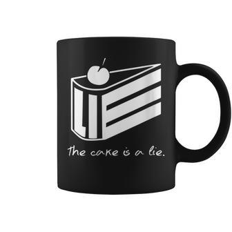 The Cake Is A Lie Portal Coffee Mug - Monsterry