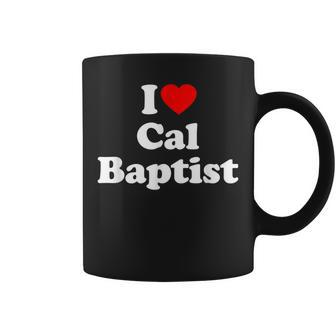 Cal Baptist Love Heart College University Alumni Coffee Mug | Crazezy CA