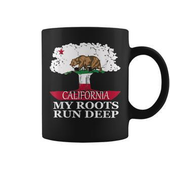 California Pride Flag My Roots Run Deep Tree Coffee Mug - Monsterry DE