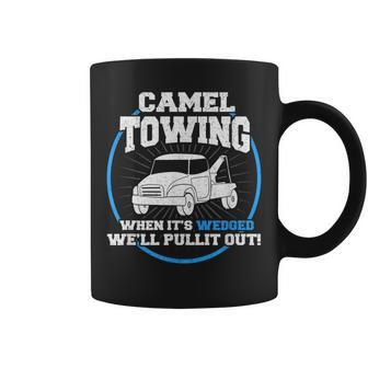 Camel Towing Adult Humor Rude Coffee Mug - Monsterry UK
