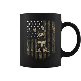 Camo American Flag Black Chihuahua 4Th Of July Usa Coffee Mug - Monsterry AU