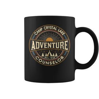 Camp Crystal Lake Vintage Style Counselor Camping Coffee Mug - Thegiftio UK