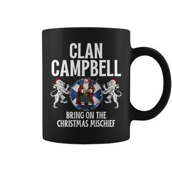 Campbell Clan Christmas Scottish Family Name Party Coffee Mug - Seseable