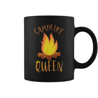 Campfire Queen Outdoor Camping Coffee Mug - Monsterry DE