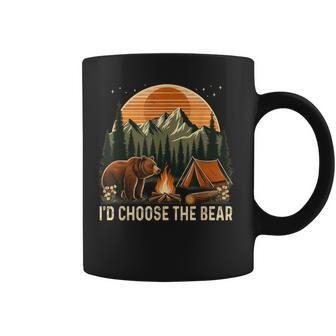 Camping I'd Choose The Bear Coffee Mug | Mazezy DE
