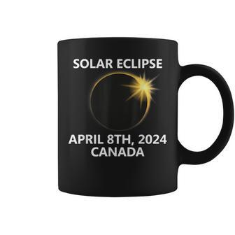 Canada 2024 Solar Eclipse Montreal Niagara Falls Quebec Coffee Mug - Monsterry