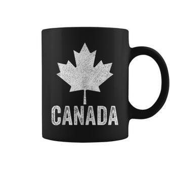 Canada Vintage Canadian Flag Leaf Maple Pride Women Coffee Mug - Monsterry UK