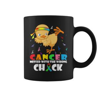Cancer Messed With Wrong Chick Cancer Warrior Coffee Mug - Thegiftio UK