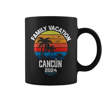 Cancun 2024 Family Vacation Trip Matching Group Coffee Mug - Seseable