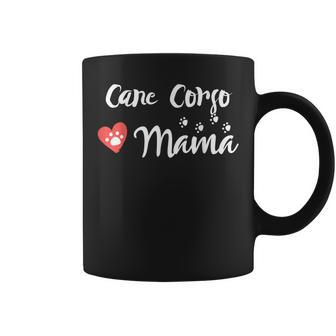Cane Corso Mama Cane Corso Mom Dog Lover Heart Coffee Mug - Thegiftio UK