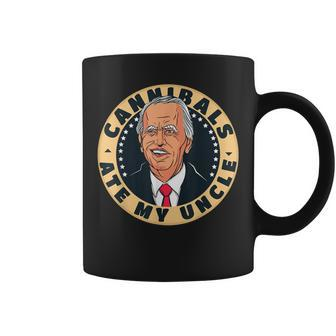 Cannibals Ate My Uncle Joe Biden Political Satire 2024 Coffee Mug | Mazezy DE