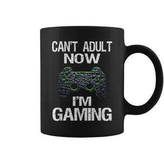 Can't Adult Gaming Gamer Quote Boys Girls Ns Coffee Mug | Crazezy