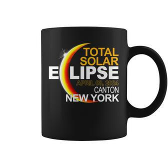 Canton New York Total Solar Eclipse April 8 2024 Coffee Mug - Monsterry DE
