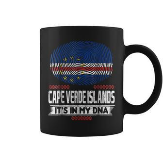 Cape Verde Islands It's In My Dna Cape Verdean Flag Coffee Mug | Crazezy
