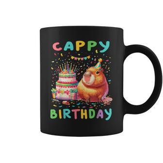Cappy Birthday Capybara Lovers Girl Boy Happy Birthday Party Coffee Mug - Thegiftio UK