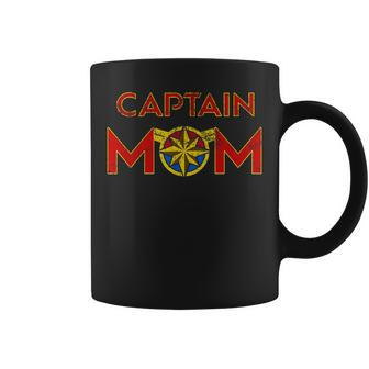 Captain Mom Superhero Mother Hero Idea Coffee Mug - Monsterry