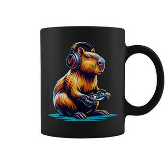 Capybara Capybara Rodent & Video Games Lover Coffee Mug - Thegiftio UK