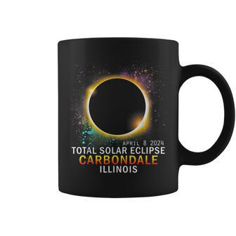 Carbondale Illinois Total Solar Eclipse April 8 2024 Coffee Mug | Mazezy