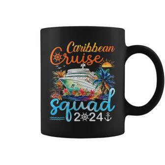 Caribbean Cruise Squad 2024 Family Matching Group Vacation Coffee Mug | Mazezy UK
