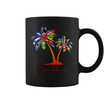 Caribbean Islands Flags Caribbean Sea Tour 2024 Coffee Mug - Monsterry CA