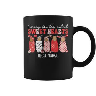 Caring For The Cutest Sweethearts Nicu Nurse Valentines Day Coffee Mug | Mazezy