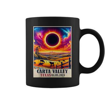 Carta Valley Texas Total Solar Eclipse 2024 Totatily Vintage Coffee Mug - Monsterry UK